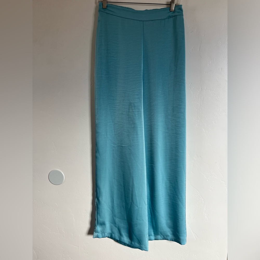 House of Harlow 1960 Blue Silk Pants M